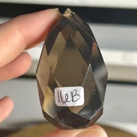 Image 2 of Smoky Quartz Faceted Flame (16B)