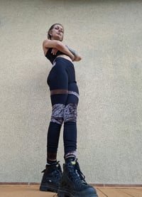 Image 1 of YARA Leggings,  purple velour