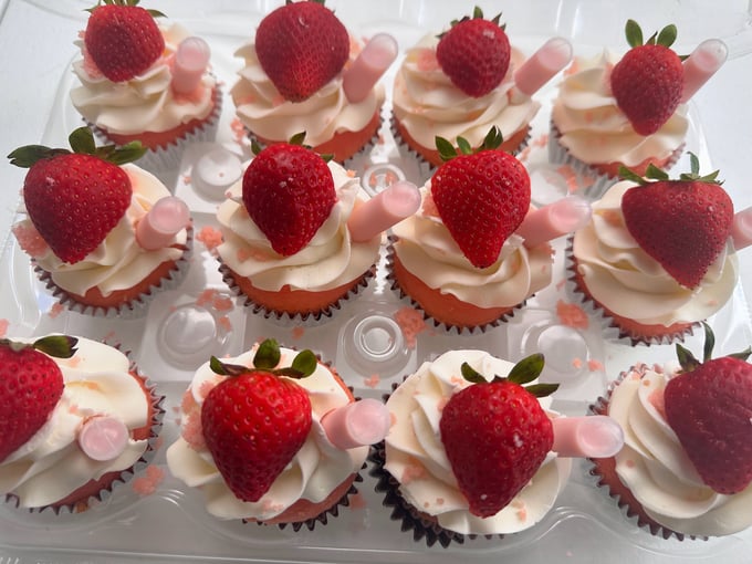 Image of Boozy Cupcakes  Dozen 