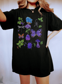 Image 2 of Scorpio Nature Chart Black T-shirt