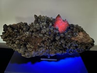 Image 2 of Quartz, Limonite, Chlorite, Hematite & UV Calcite Statement Cluster | Daye China #2861 