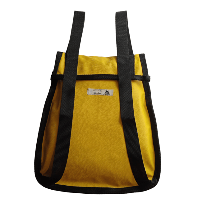 Mochila Lunares amarilla 