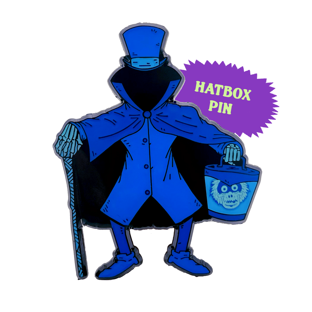 The Hatbox Ghost - Haunted Mansion - Pin