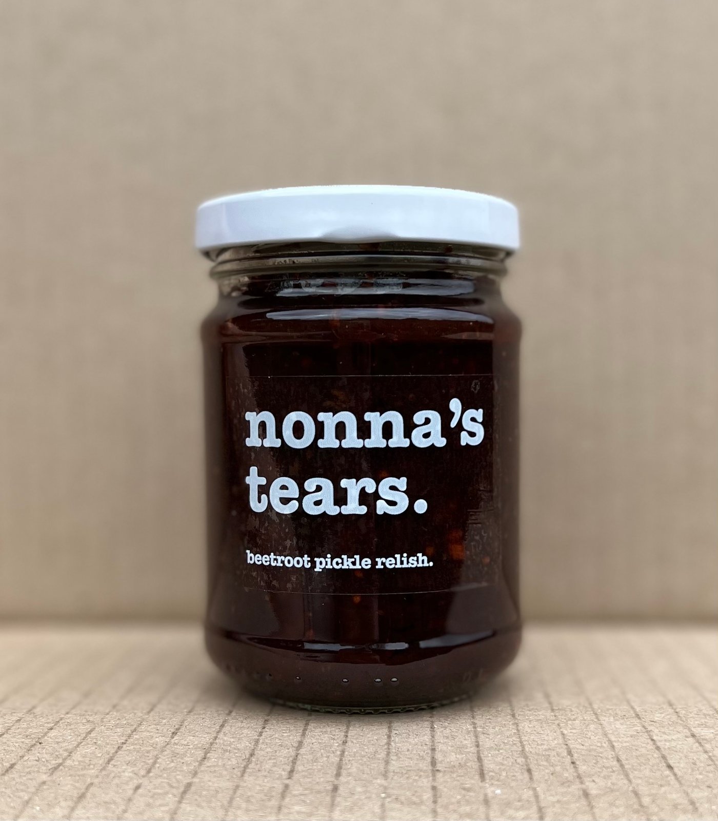 beetroot & balsamic pickle relish. 250ml nonna’s tears.