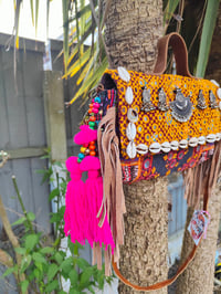 Image 3 of Mini city bag tribal Tan plain strap