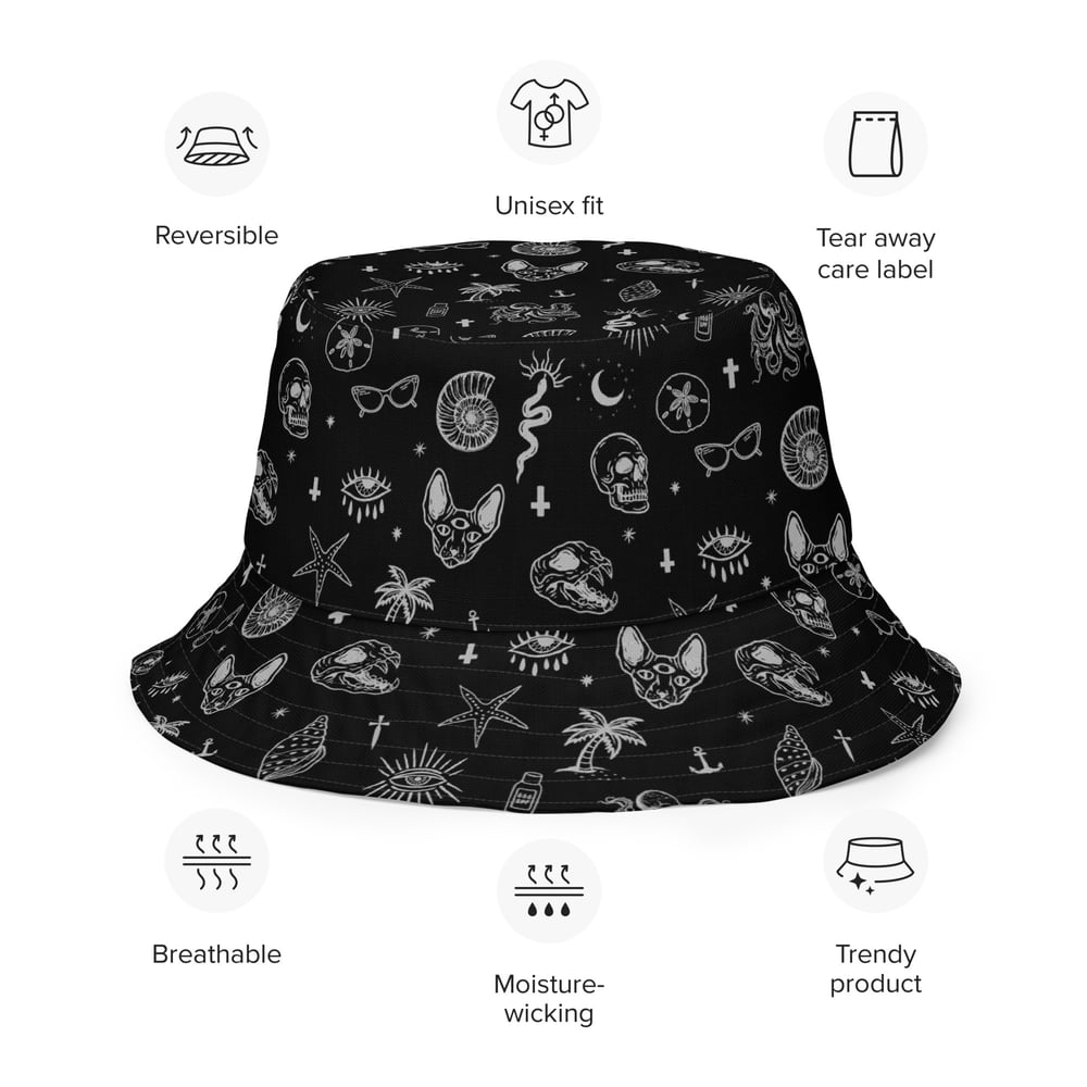 Occult Beach Reversible Bucket Hat