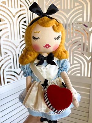 Image of CLASSIC ALICE INSPIRED MEDIUM ART DOLL 