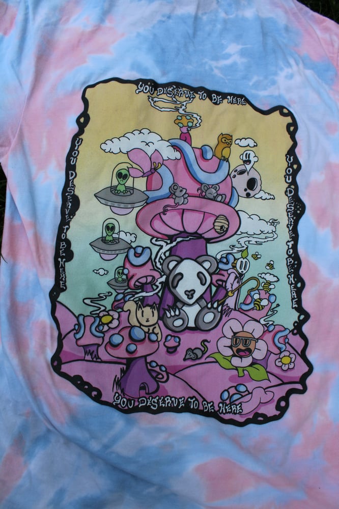 Image of Earth Day Is Everyday  2023 (Pink Tie Dye Tee)