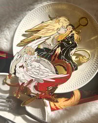 Image 4 of MEALTIME - Dungeon Meshi - Chimera Falin and Marcille Large Pins