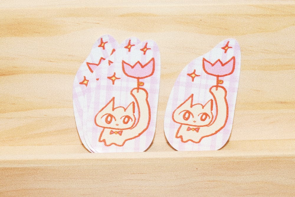 kot flower? sticker