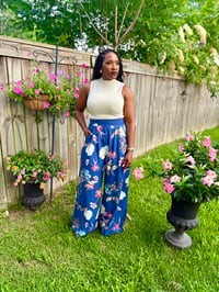 Image 3 of Floral Printed Palazzo Pants