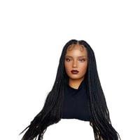Image 1 of Jackie | Full Lace Braided Wig – Protective & Luxury Style
