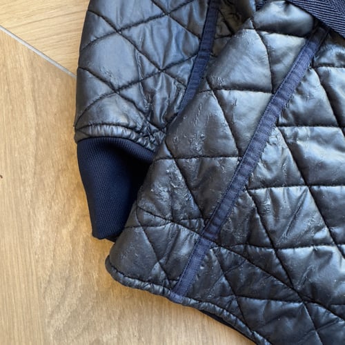Image of Stone Island Mussola Gommata Quilted Jacket, Size Large