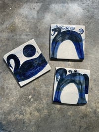 Horse, wans, goat - three Drink coasters