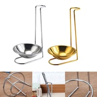 Image 3 of Kitchen Accessories Vertical Single/Double Ladle Spoon Utensil Rack Soup Spoon Rest Stand 