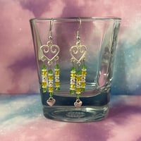Image 2 of Heart Sun Catcher Earrings