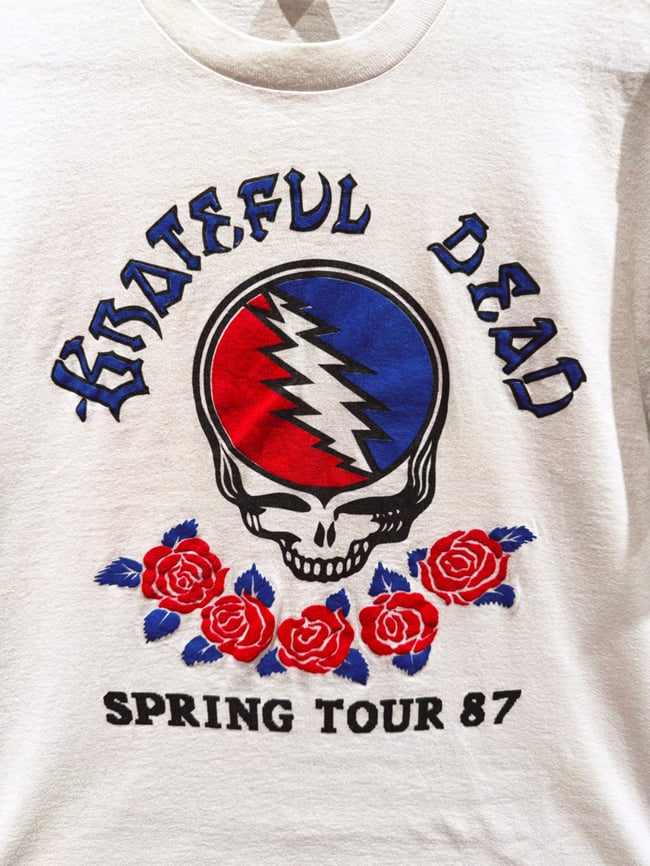 Grateful Dead 1987 Spring Tour Lot T-Shirt - Fits M