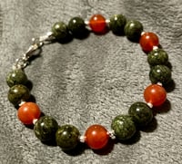 Image 4 of Russian Serpentine and Carnelian with Hematite - Size 6.75