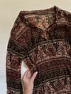 early 70s indian gauze tunic or mini dress 