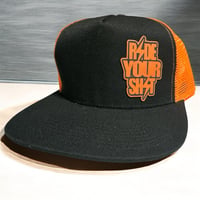 Image 2 of LIGHTNING BOLT 2.0 LEATHER PATCH TRUCKER