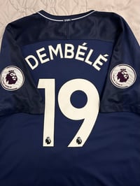 Image 1 of Tottenham Hotspur “DEMBÉLÉ 19” 2017/18 Away Shirt + PL patches (XL)