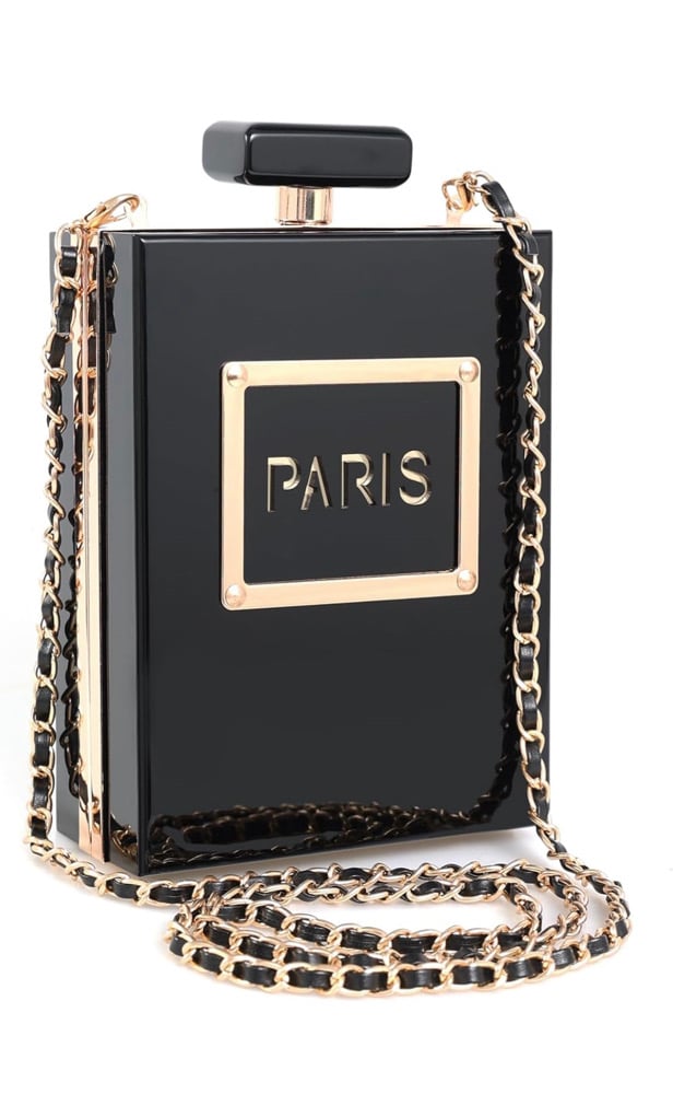 Image of perfume bottle junk  purse