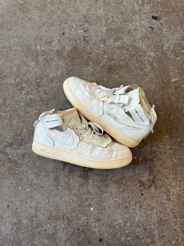 Image of CDG Nike AF1 Mid