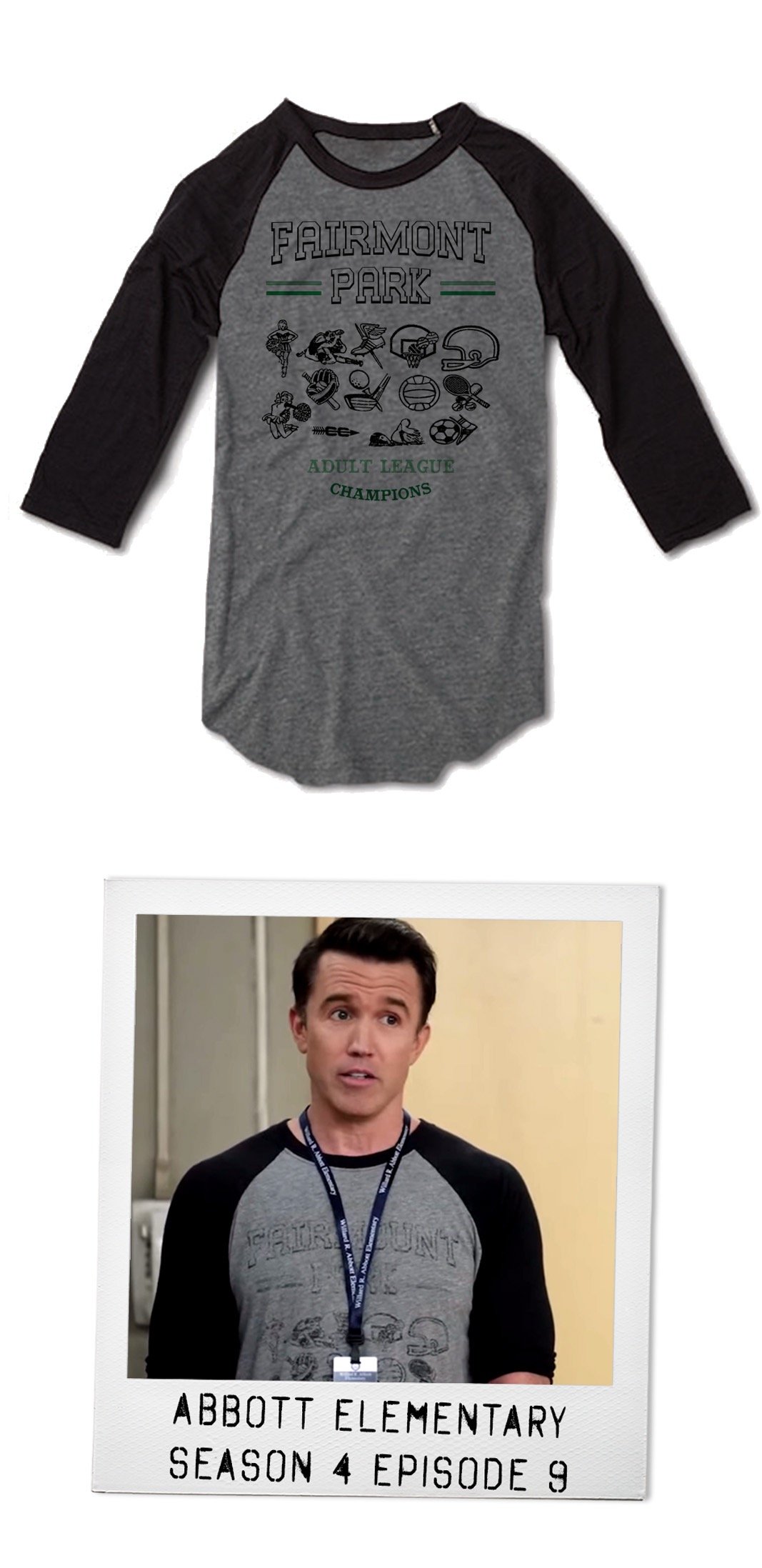 Image of Fairmount Park Baseball Tee