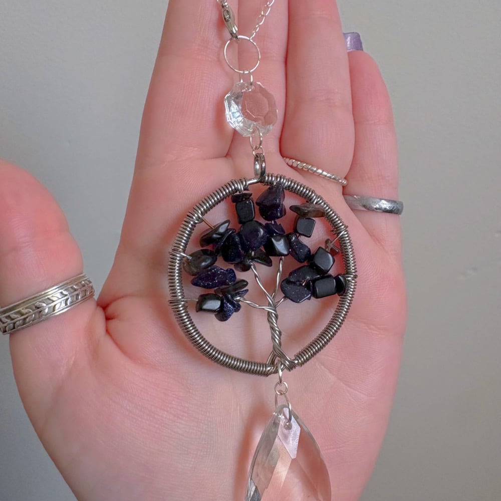 Image of tree of life suncatcher charms