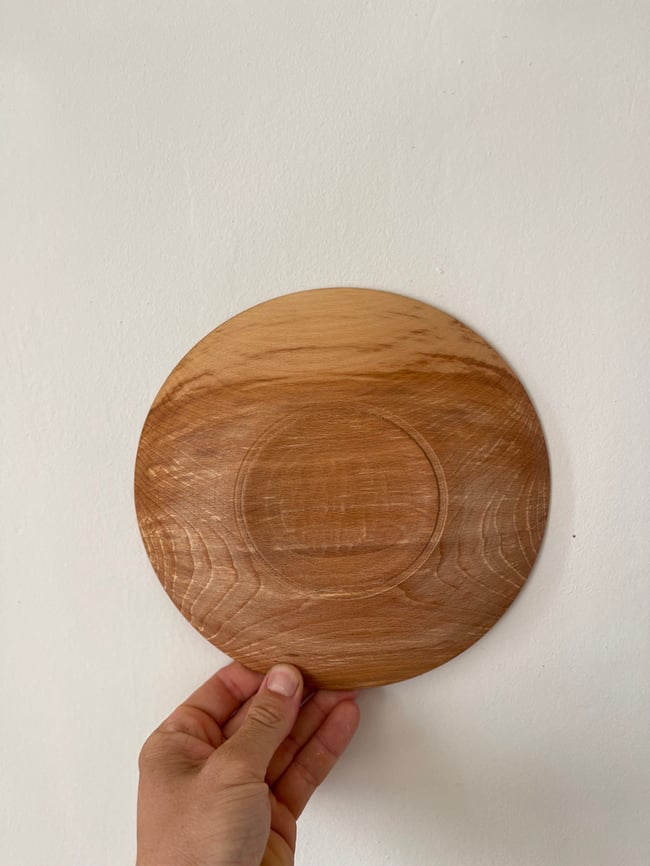 Spalted Beech Plate