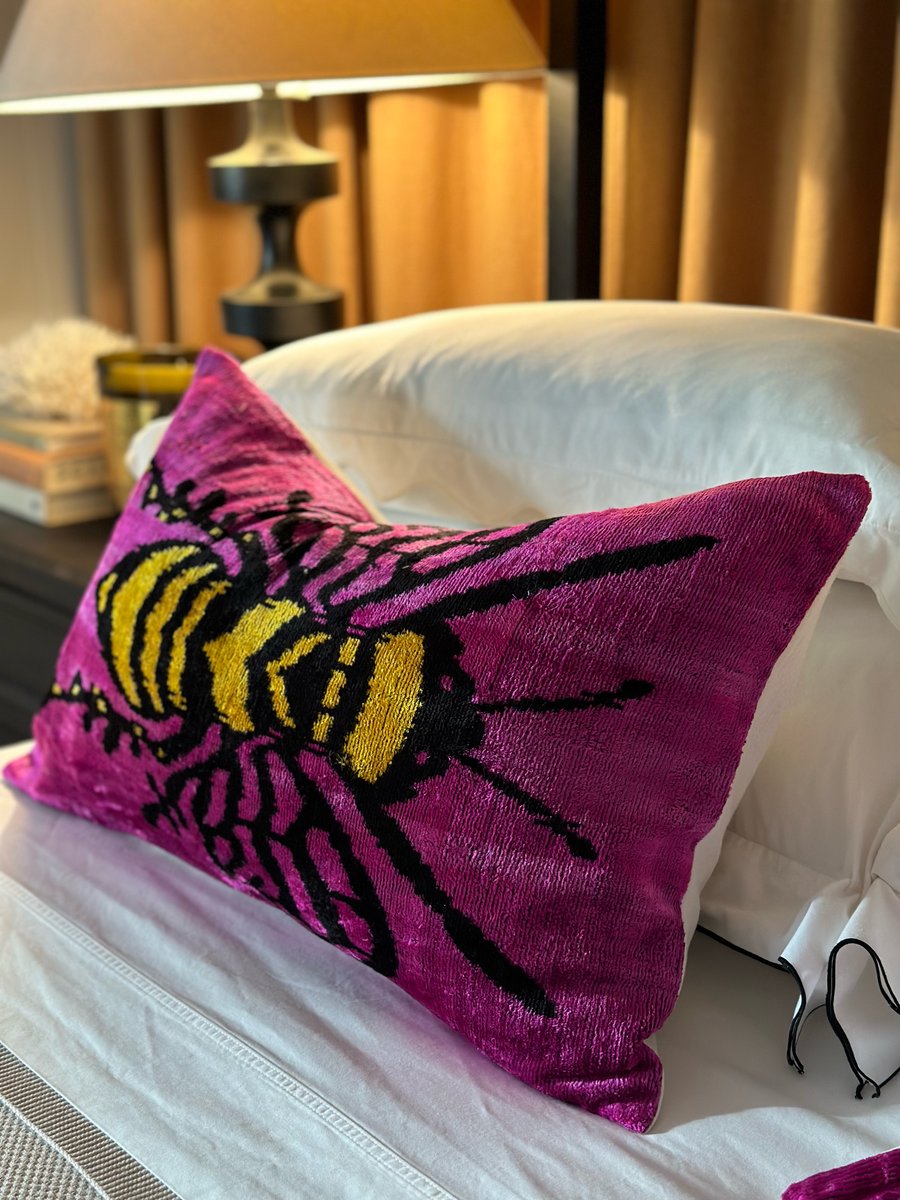 Image of Velvet Bee Cushion I