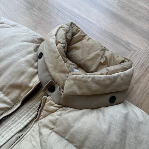 Image of AW 2019 Stone Island Lino Resinato Down-TC Jacket, Size Larg