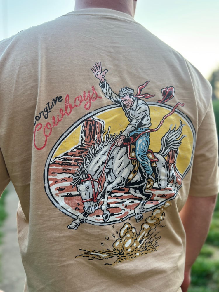 Image of Men’s long live cowboys heavyweight boxy tee 