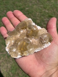 Image 7 of Yellow Cubic Fluorite & Barite Specimen #2508