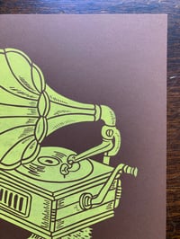 Image 5 of 'Swan Song' blockprint