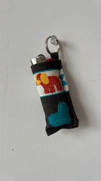 Image 1 of Doggy keychain/lighter holder 