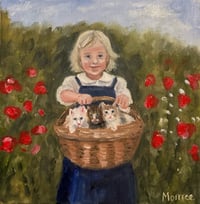 Image 2 of A trio of kittens - original painting