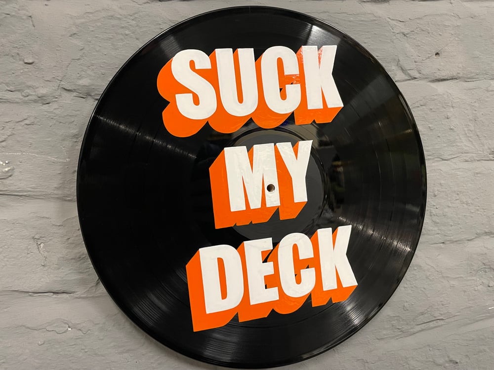 Image of Suck My Deck 12 Inch Vinyl Orange/White
