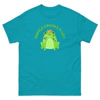 Image 10 of Unisex classic tee, Prince Croaks a Lot T-Shirt | Funny Frog Pun Graphic Tee