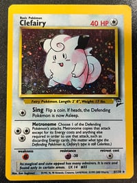 Image 1 of Clefairy - Base Set 2 Holofoil - Moderately Played