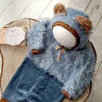 Image 2 of Newborn set - little bear - blue jeans