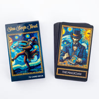 Image 3 of Van Gogh Tarot 78 Card Deck Board Games Illustration Divination Wisdom Oracle Cards Party Desktop To