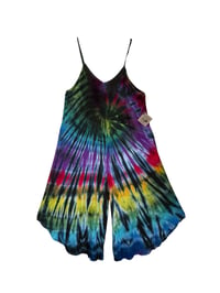 Image 2 of L Woven Wide-Leg Jumpsuit with Pockets in Rock-n-Roll Tie Dye 