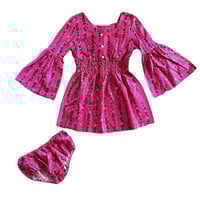 Image 2 of 70’s Handmade Babydoll mini dress with bloomers