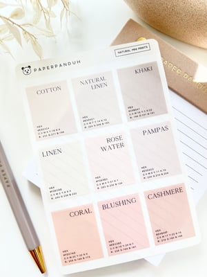 Image of  Natural Mini Prints Sticker 