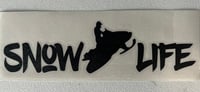 Image 2 of Snow Life Male Rider Decal