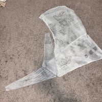 Image 4 of Dove Gray Silk Mesh Hood