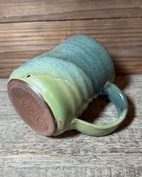 Image 4 of Blue/green coffee mug 