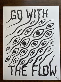 'Go With The Flow' Print