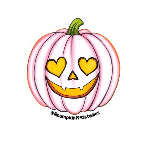 Image of Pumpkin Love Art Print 4x6 #3